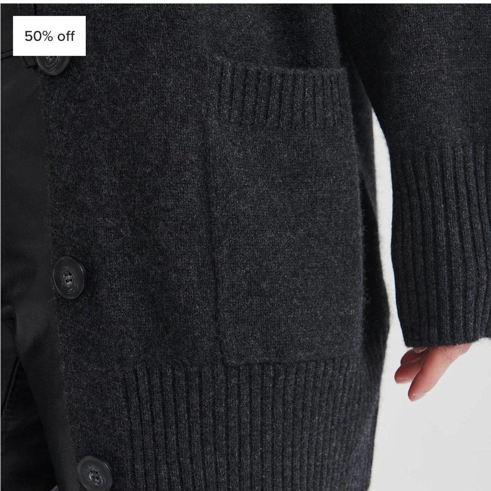 Naadam cashmere grandpa cardigan - Picture 3 of 11